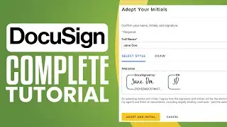 How To Use DocuSign To Sign Documents | DocuSign Step by Step Tutorial 2026
