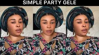 How  you can tie your Owambe Gele in few minutes