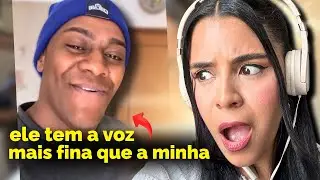 PROF DE CANTO REAGINDO A UM HOMEM COM A VOZ FEMININA - @JEBAOFICIAL