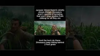 Jurassic World rebirth is literally milking dinosaurs #jurassicworld #jurassicworldrebirth