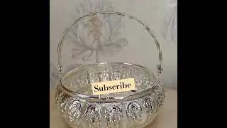 German Silver flower basket 1299 #shortsvideo #shorts @trendyworld645