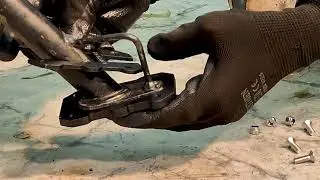 Side stand extender installation video for 2025 KTM 390 ADVENTURE S/X