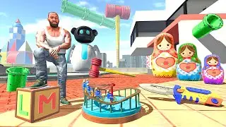 Franklin Stuck in TOYS World - INDIAN BIKE DRIVING 3D