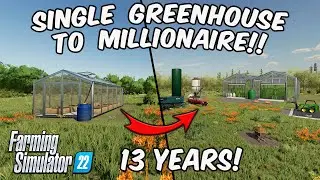 СТАНЬТЕ МИЛЛИОНЕРОМ с помощью ОДНОЙ ТЕПЛИЦЫ!? (БЕЗ ПОЛЕЙ)!! Farming Simulator 22.