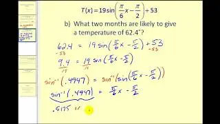 Solving Applications Problems Using Trigonometric Equations