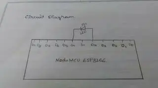 Interfacing of LED with Nodemcu