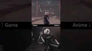 Nier Automata Game vs Anime Comparison