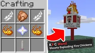 Minecraft But, There Are Custom Wands...!!