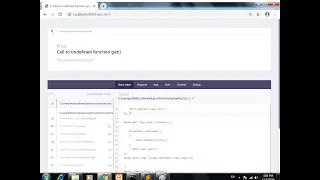Call to undefined function get() || Error Call to undefined function get()