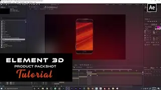After effects Tutorial | Element 3d Product Packshot Animation Tutorial Part-1 | Element 3d Tutorial