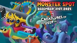 ALL 8 Monster LOCATION December 31st 2025 - Creatures of the Deep: Fishing