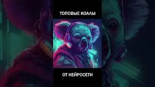 Топовые коалы от нейросети. Рисунки от нейросети