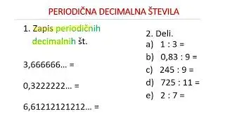 Periodična decimalna števila