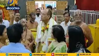 Yadadri Temple Visited | by CS Somesh Kumar | After Take Oath as New CS