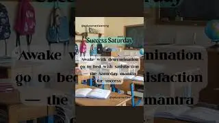 Success Saturday  #education #dothingsyoudontwanttodo #commercecourses