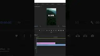 How To Create Text Glowing effect In 1 seconds ?     #shorts #editing