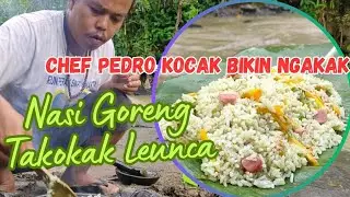 CHEF PEDRO KOCAK❗MASAK NASI GORENG TAKOKAK, TERONG KUAH PEDAS, DAN TUMIS KANGKUNG PRINDAVAN