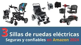 3 Sillas de Ruedas Eléctricas  Plegables Estables Durables y Seguras Recomendadas en Amazon 2024