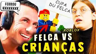 SUPER XAND&Atilde;O REAGINDO - FELCA GERA PROTESTOS DENTRO DO ROBLOX KKKKKKKKKKKK