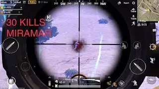 30 KILLS INSANE ORANGE KAR98K MIRAMAR FPP | PUBG MOBILE GLOBAL VERSION