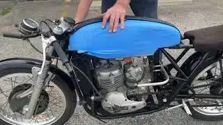 Start Up Video - 1965 Bultaco Racer TSS  (Winner of 1966 Ulster Grand Prix)