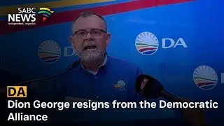 Dion George resigns from the Democratic Alliance