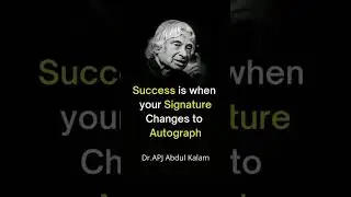 abdul kalam said about success