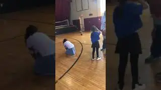Teamwork drills with All In One Athletics basketball camp on Long Island NY