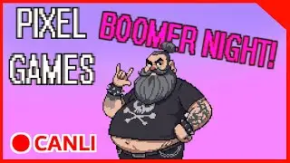 🔴 Pixel Oyunları Gecesi = Terminator 2D - Blood: Refreshed - Niroglycerine - Noita - Doom 2 Raytrace