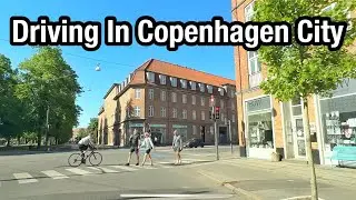 Driving In Copenhagen City || Exploring Denmark's Streets In 4K