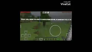 HOW  TO MAKE STONE SHOVEL IN MINECRAFT PE 1.17.10 #minecraft #shorts #stoneshovel #youtube #tutorial