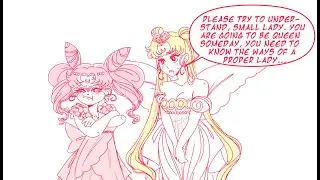 [Sailor Moon Comic Dub] &ldquo;A Proper Lady&rdquo; (Comedy)🌘🌹💕