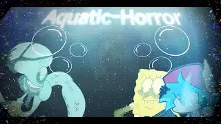 FNF CS(Corrupted Shadows) ,side song 1(week sponge):AQUATIC HORROR,flashing warning
