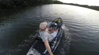 Torqeedo ultralight 403 cruise on Jackson kayak BigRig