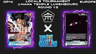 OP14 Meta Round 1/5 | OP12 UP Luffy vs. OP13 Imu | Mana Temple Luxembourg Tournament Match | OPTCG