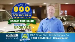 Over 800 new and pre-owned vehicles available at Conicelli Autoplex! Shop 5 new-car brands at once!