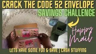 🔐 Let&rsquo;s Crack the Code | 50 Envelope Challenge with. FUN Twist $50 | Cash Stuffing | Happy Mail