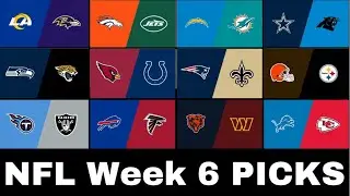 🏈 NFL Week 6 Picks & *PREDICTIONS*