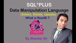 Data Manipulation Language in SQL with examples | SQL*PLUS