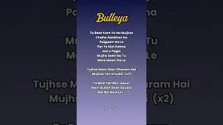 Bulleya Song. #trywithyourownvoice #karaoke #songlyrics #fyp #bgm #instrumentalmusic