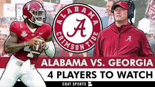 Alabama vs. Georgia Preview, Injury Report, 4 Key Players For Alabama On Offense | CFB Week 5
