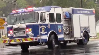 Fire Trucks Responding Compilation Part 80 - Different Color Fire Trucks