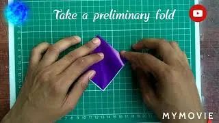 How to make bird base .Origami method step by step