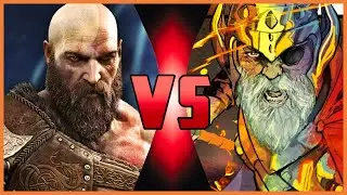DUELO MORTAL: KRATOS VS OLD KING THOR - (GOD OF WAR RAGNAROK) VS (MARVEL COMICS)