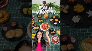 Миниатюрные тарелки и миски своими руками 😍
