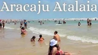 Praia de Atalaia na Alta Temporada | Movimento, Verão e Turismo em Aracaju