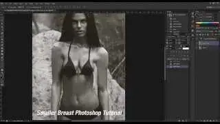 Making Smaller Breast on Photoshop Tutorial