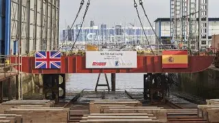 Keel Laying Event for Briggs Marine's Maintenance Support Vessel at Freire Shipyard