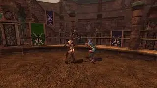 Fable: Aeon Edition (TLC mod) | NPC vs NPC | Evelyn vs Bard Miniboss