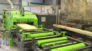MEBOR VC 900 D 16   Double arbor multi rip saw with AUTOMATIC INFEED